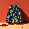 Pantalones Cortos de Playa, Pantalones Cortos Finos de Cinco Puntos, Pantalones Casuales Deportivos, Pantalones Cortos Finos de Secado Rápido con Estampado Ins, Pantalones Cortos para Hombre, Estilo Delgado de Verano