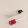 Nuevo Tubo Triangular Transparente para Brillo de Labios Material de Envoltura Material Triangular Inclinado para Envoltura de Brillo de Labios Tubo para Labial en Barro Tubo para Brillo de Labios Tubo para Corrector