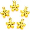 Joias de liga de flor Acessórios DIY Pulseira Chaveiro Pingente Decorativo Q1162