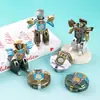 Robot Transformador de Color Metálico Spinner de Punta de Dedo Juguete Infantil Gadget para Aliviar el Estrés Regalo Creativo Premio para Estudiantes Venta al por Mayor