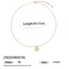 Collar de Ágata Diseño Nicho Lujo Ligero Perla Real de Agua Dulce Natural Concha Corazón Llave Cobre Chapado en Oro de 18K para Mujer Verano