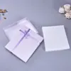 Caixas de Joias Cuidadosamente Selecionadas, Caixas de Embalagem para Anéis, Colares, Pulseiras, Caixas de Joias com Fita, Caixas de Presente com Impressão de Logo, Brincos