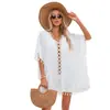 Vestido de Playa Hueco Transfronterizo 2026 Amazon Ganchillo Patchwork Borla Cubrebikini Vestido de Playa Cubre Top