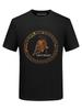 Camiseta básica de estación europea para invierno para hombre con pedrería y forro polar de vaca, camiseta de manga corta ajustada de moda para papá, ropa de hombre de talla grande, guapo
