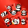 Insignia de Panda del Día Nacional Broche Metálico de Bandera Roja de Cinco Estrellas Pin de Regalo Pequeño de Recompensa por el Día Nacional para Niños Estudiantes