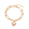 OPK Joyería Diseño Nicho Celebridad de Internet Combinable Amor Acero Inoxidable Corazón Tendencia de Moda Pulsera de Titanio
