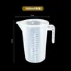 Copo Medidor com Escala Grau Alimentício Grande Capacidade Plástico Copo Medidor Cozinha Panificação Loja de Chá com Leite Especial Resistente a Altas Temperaturas