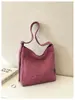 Bolsa de Sarja Grossa Outono e Inverno Feminina 2026 Novo Estilo Coreano Tendência Bolsa de Ombro Único Grande Capacidade Bolsa Tote de Alto Padrão