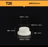 Rolha de Silicone em Forma de T Branca para Ralo de Transbordamento de Banheira, Pia e Lavatório