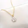 Lindo Colar com Pingente de Flor de Cerejeira Personalidade Criativa Fresco Versátil Moda Simples Exquisito Novo Presente
