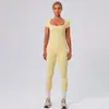 Mono de Yoga de Cinco Colores Ajustado Transfronterizo para Mujer, Sin Espalda, Bloques de Color, Sensación de Segunda Piel, Mono Deportivo para Exteriores
