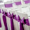 Cinta de Satén al por Mayor Cinta Decoración de Banquete y Boda Decoración del Respaldo de la Silla Funda para Silla Lazo Correas para Silla