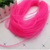 Cinturón de Malla Elástica Colorido de 6 mm Tubo de Malla Decoración para Ropa Festiva Tocado Accesorios de Malla Elástica Material para Juguetes DIY