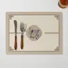 Manteles cuadrados, simples y de alta gama, nuevos manteles de mesa estilo chino, manteles de mesa para hotel y restaurante, resistentes al calor, anti-quemaduras, impermeables