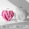Molde de Silicone Jiahui Mei Amor Borboleta Vela DIY Dia dos Namorados Amor Portátil Feito à Mão Gesso de Aromaterapia Ferramenta de Moagem