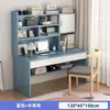 Escritorio para estudio en casa de estudiante, escritorio infantil con combinación de estantería, juego de escritorio y silla integrados, escritorio de escritura infantil simple para dormitorio