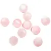 Contas redondas de opalaite cor primária fosca personalizadas de 16mm para DIY, contas soltas feitas à mão, corrente para caneta, corrente de celular, acessórios