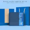 Caderno de Negócios Capa Mole Caderno de Couro Conjunto de Caixa de Presente Caderno de Anotações para Reunião de Trabalho de Negócios de Ponta Bloco de Notas Espessado