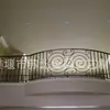 Casa Estilo Europeo Barandillas de Escalera de Hierro Forjado Imitación Cobre Artesanía en Hierro Forjado Barandillas Protectoras Interiores Escaleras de Ingeniería