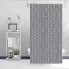 Cortina de ducha para mampara de baño de alto peso proveedor de comercio electrónico transfronterizo cortina de ducha de poliéster impermeable y antihongos para baño