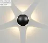 Fábrica de origen transfronteriza en suministro en stock Lámpara de pared LED de aluminio fundido a presión, lámpara de pared para exteriores lámpara de jardín