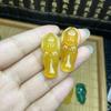 Atacado pingente de ágata calcedônia branca pingente masculino e feminino acessórios de borla jade presentes de jade