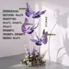 Adereços de Foto da Moda Arte em Ferro Borboleta Grande Decoração 3D Display Arte em Papel Arranjo de Corredor de Floricultura Enfeites