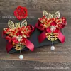 Corsage de Boda de Estilo Chino de Alta Calidad Flor de Muñeca para Boda Productos de Boda de Estilo Occidental Flor para Ceremonia de Apertura