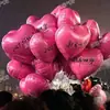 Lanzamiento de Globos Año Nuevo 2027 Año de la Oveja en la Zona Escénica, Globos de Helio Flotantes en Forma de Corazón para Celebraciones de Año Nuevo