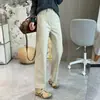 Calça jeans de perna reta! Jeans skinny de perna reta com stretch em quatro direções de Lyocell, cintura alta, modelagem que afina, coleção de outono, tamanho petite, calça cigarette para mulheres