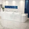 Balcão de recepção balcão de caixa canto de loja de roupas balcão de checkout salão de beleza balcão de bar balcão de atendimento mesa de balcão de atendimento simples e moderna