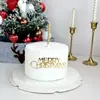 Copyright estilo ins transfronterizo Feliz Navidad decoración acrílica para pastel Pastel de Feliz Navidad Decoración Lateral