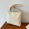 Estilo coreano elegante simples casual grande capacidade bolsa de ombro 2024 outono nova face macia estudante universitário bolsa de viagem