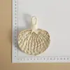 Abanico de Juncia Tejido Pequeño para Manija de Puerta Decoración Colgante, Adorno Colgante para Interior de Coche, Decoración de Inauguración de Casa, Regalo para el Festival del Bote del Dragón