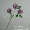 Bola de flor de diente de león artificial de 3 cabezas, adecuada para decoraciones de bodas, arreglos de pasillo, arreglos florales de suelo y decoración del hogar/sala de estar; flores de seda