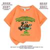 Camiseta de Media Manga para Estudiantes de Bobby's Game Time Smiling Critters Horror Animales Sonrientes Niños y Niñas