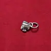 Accesorios pequeños de plata de ley: pez, trompeta, corazón, moneda, patrón martillado. Materiales y accesorios de cuentas DIY hechos a mano de plata lisa blanca vintage