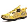 Zapatillas de Ciclismo Nuevas Zapatillas de Bloqueo Zapatillas de Ciclismo de Malla de Caña Baja con Botón Giratorio Libre para Pareja Zapatillas de Ciclismo