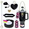 Botella de Agua Térmica Stanley Tapón Antipolvo Taza con Popote Tapa de Taza Correa de Mano Cordón para Botella de Agua Múltiples Estilos Versátiles Set
