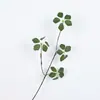 Planta Artificial Folha de Lótus Guanyin Ramo Longo Único Folhas Flores Artificiais Sala de Estar Decoração Zen Chinesa Arranjo de Flores Material de Flor Planta Verde