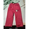 Pantalones Deportivos Casuales de Moda Callejera Hip-Hop Sueltos para Hombre 2026 Transfronterizos con Estampado de Anzuelo Forrados de Polar
