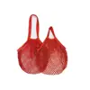 Sacolas de Compras de Algodão Mesh Dobráveis Personalizadas, Sacolas de Mesh Portáteis para Armazenamento de Legumes e Frutas de Supermercado, Atacado