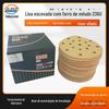 Disco Abrasivo de Lixa com Verso de Veludo Asian Warrior 236U, Lixa Redonda para Lixamento a Seco com Vácuo, Disco de Lixa Redondo Dourado de 5 polegadas