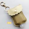 Funda de Cuero para Botella de Desinfectante de Manos con Llavero Colgante Estuche de Cuero para Botella de Desinfectante de Manos de 60 ml