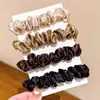 Goma para el pelo de satén con pedrería para mujer, Diadema estilo coreano, Elástico para el pelo, Accesorio para el pelo al por mayor
