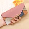 Billetera 2024 Nueva Estilo Coreano para Mujer Moda Distintiva Larga Pequeña Fresca Multifunción Hebilla Estilo Japonés y Coreano Retro Delgada Billetera para Monedas