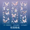 Rastros de Mariposa y Poesía Pegatinas Guka Doradas en Foil 3D Retro Ligero Estilo Ins Mariposa de Cristal Vasos de Agua Diario Material de Decoración DIY