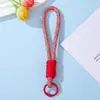 Novo Cordão de Celular Colorido Dopamina Pingente de Boneca Chaveiro de Miçangas DIY Charme Anti-Perda para Bolsa de Garrafa de Água