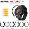 Para Capa Protetora de Relógio Huawei GT5 Smart Huawei WATCH GT5 41/46MM Case Integrado com Película de Vidro Temperado