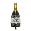 Serie Española de Productos Nuevos Transfronterizos Globos de Año Nuevo Botella de Cerveza Estrella Globos de Película de Aluminio Arreglo de Globos para Decoración de Fiesta